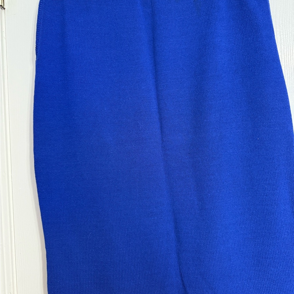 St. John Royal Blue Pencil Skirt
